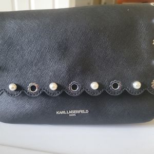 Karl Lagerfeld shoulder bag with adjustable strap